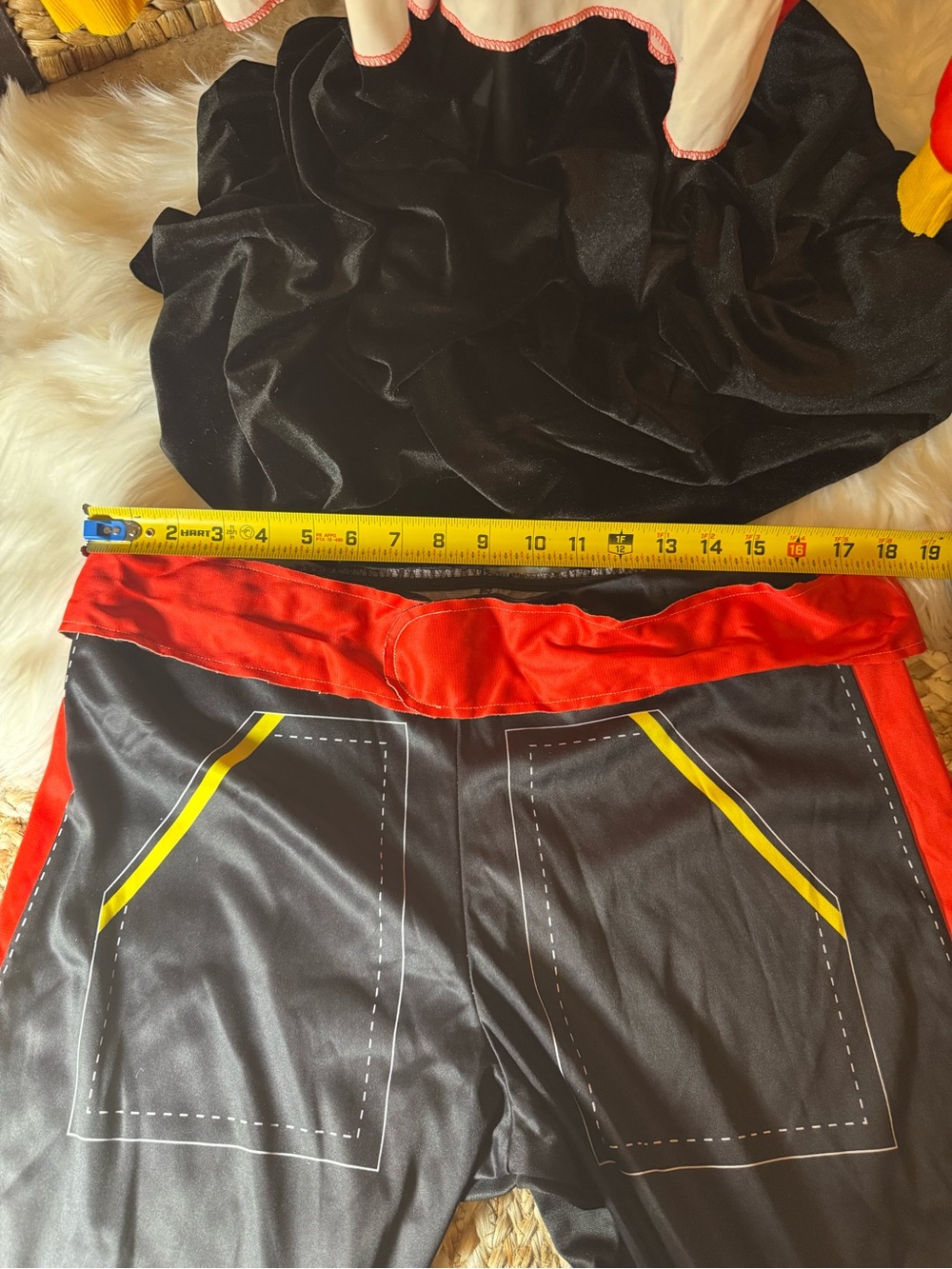 Disneys Cars themed Lightning McQueen men’s costume.. - Picture 3 of 4